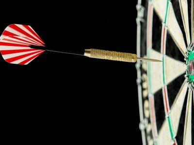 Darts Arrows in the Target Center, Darts