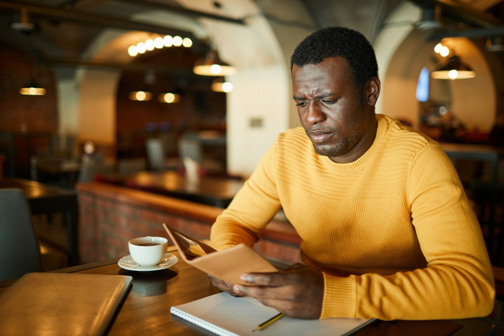 A Man Reading Book