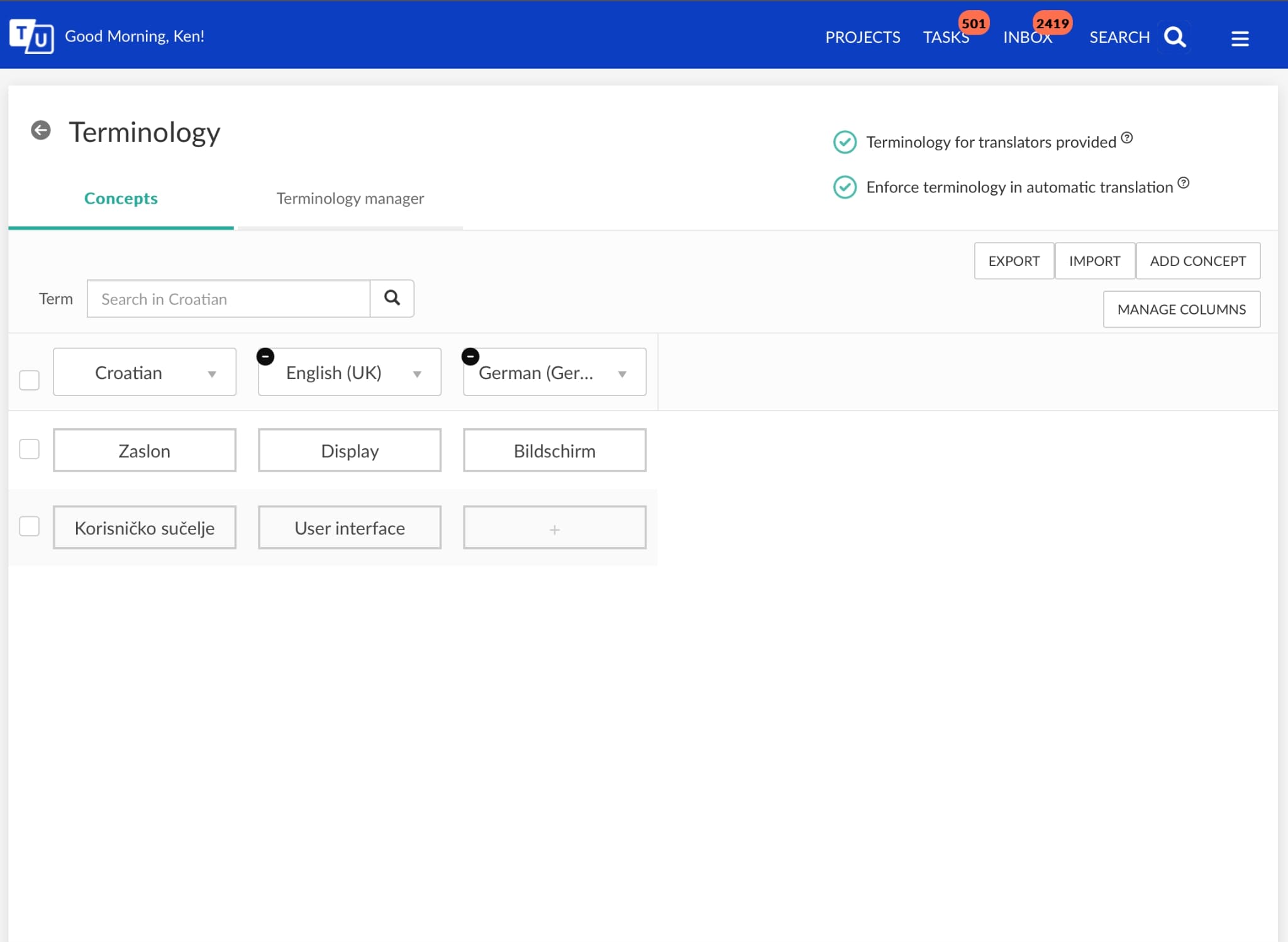 Centralized Language Assets